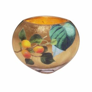 Peaches - 6" Moon Vase in gold