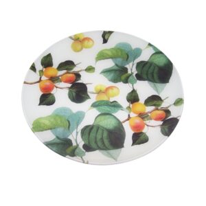 Peaches - 13" Round Tray in white