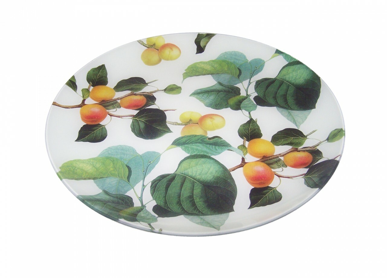 Peaches - 13" Round Tray in white - Image 2